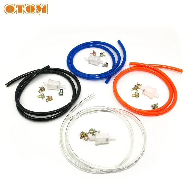 OTOM Transparent Fuel Hose Pipe for Motorcycle