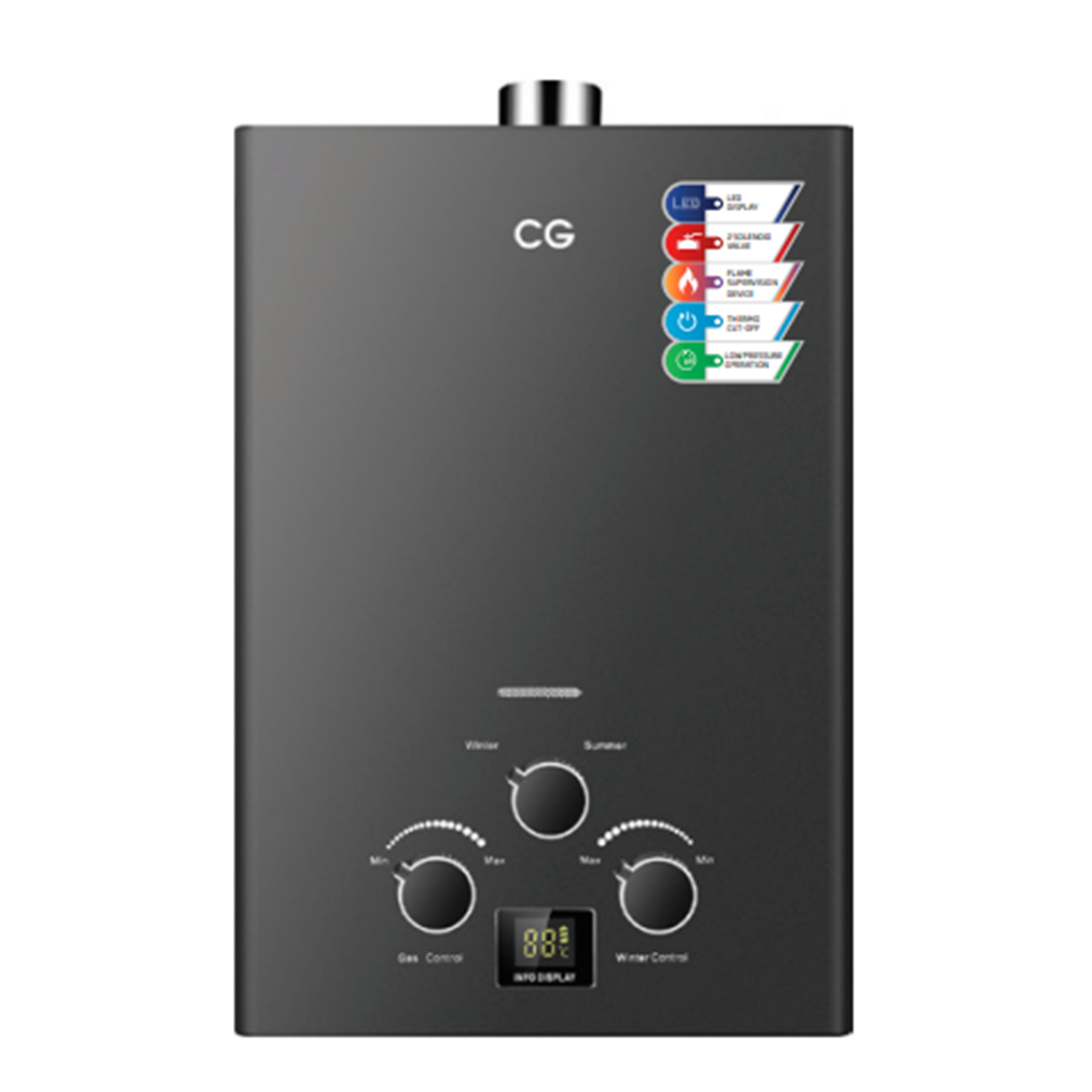 CG 6 Liter Gas Geyser CGGWH6B