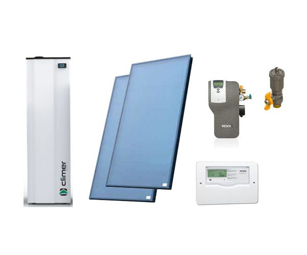 Hybrid System – Combo Heat Pump + Thermal Solar Collector