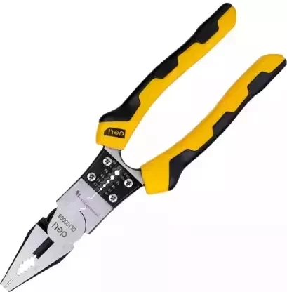 Deli 8.5" Chrome Finish Combination Snap Ring Plier DL100008