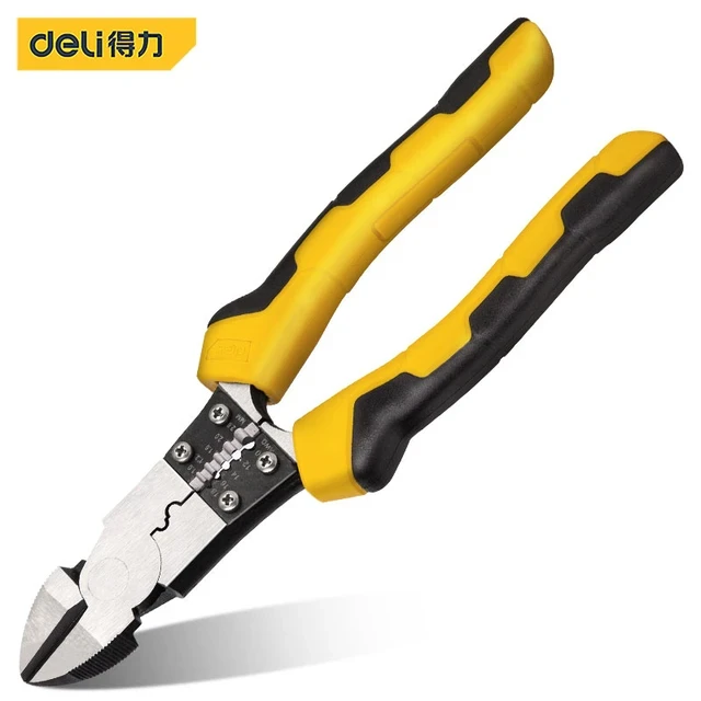 Deli 8" Multifunctional Oblique Nose Pliers DL102008