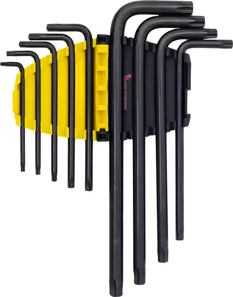Deli 9PCS Heavy Duty long Blacken Allen Key Set DL234209H