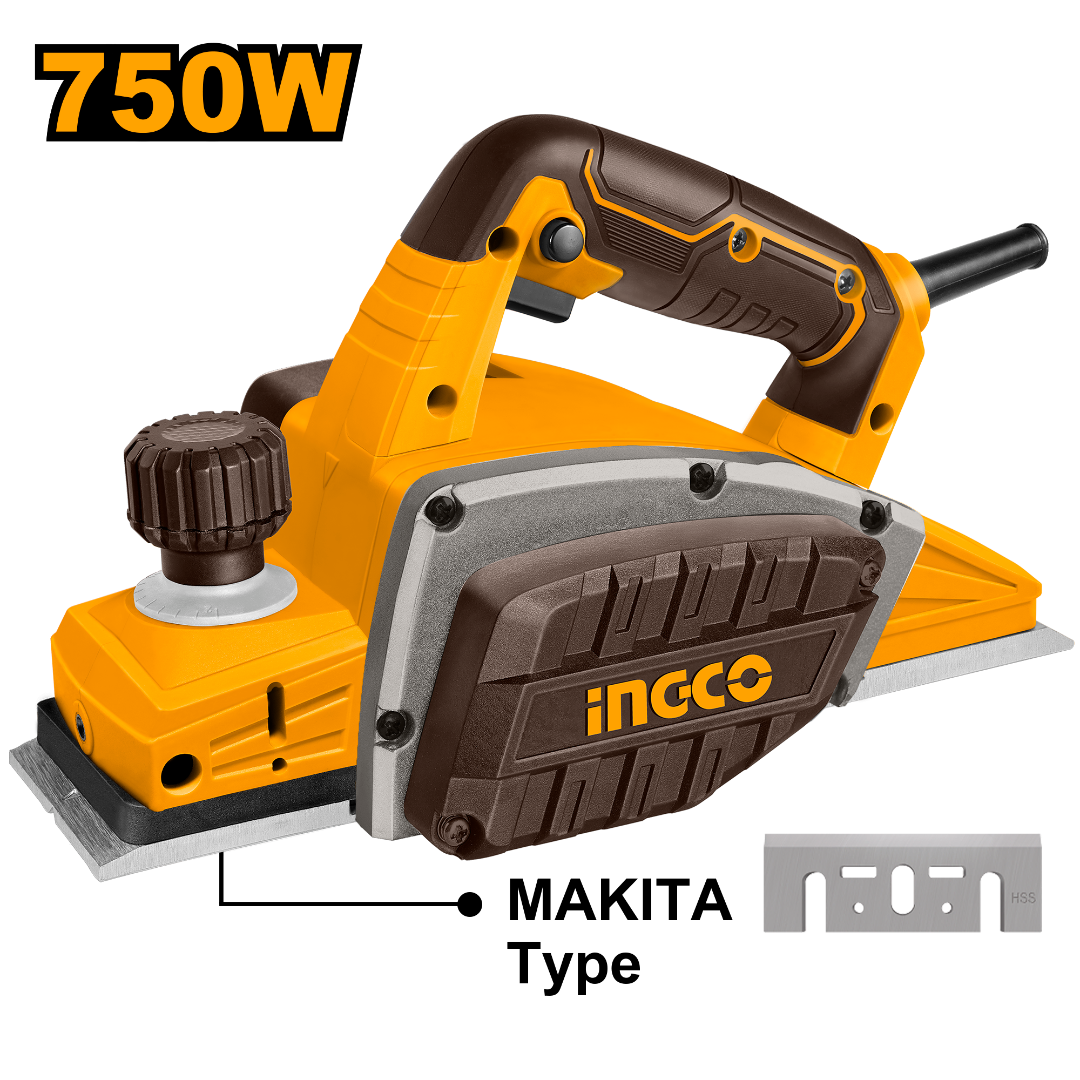 Ingco 750W Electric Planer PL7508