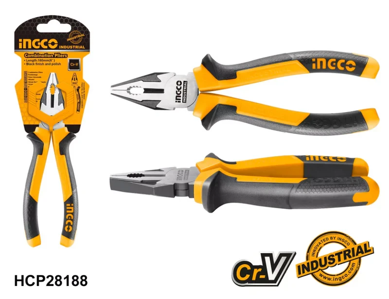 INGCO 7"/180mm Combination Pliers HCP28188