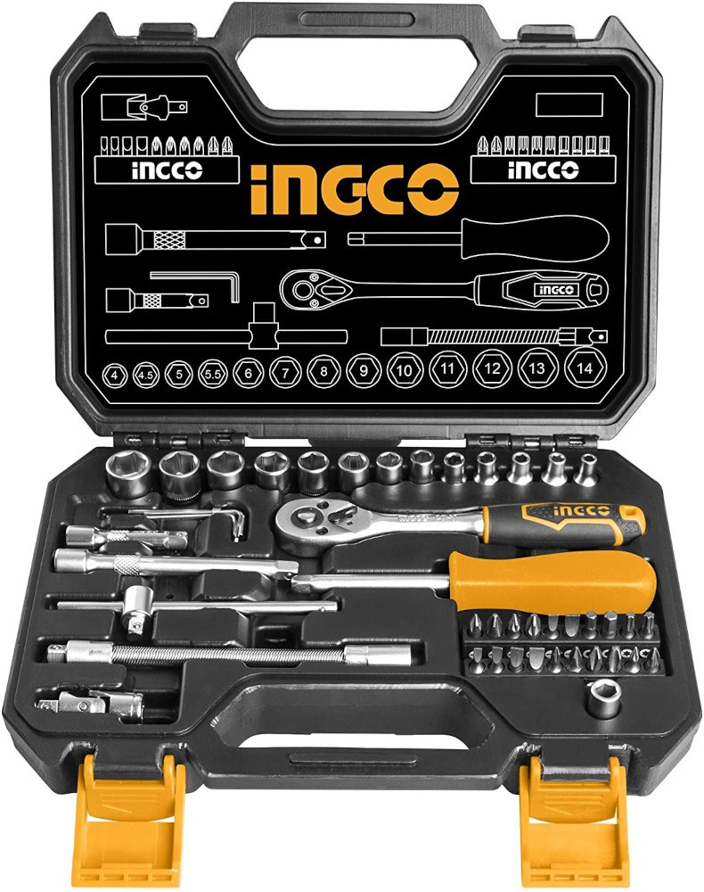 Ingco 45Pcs Socket Set HKTS14451