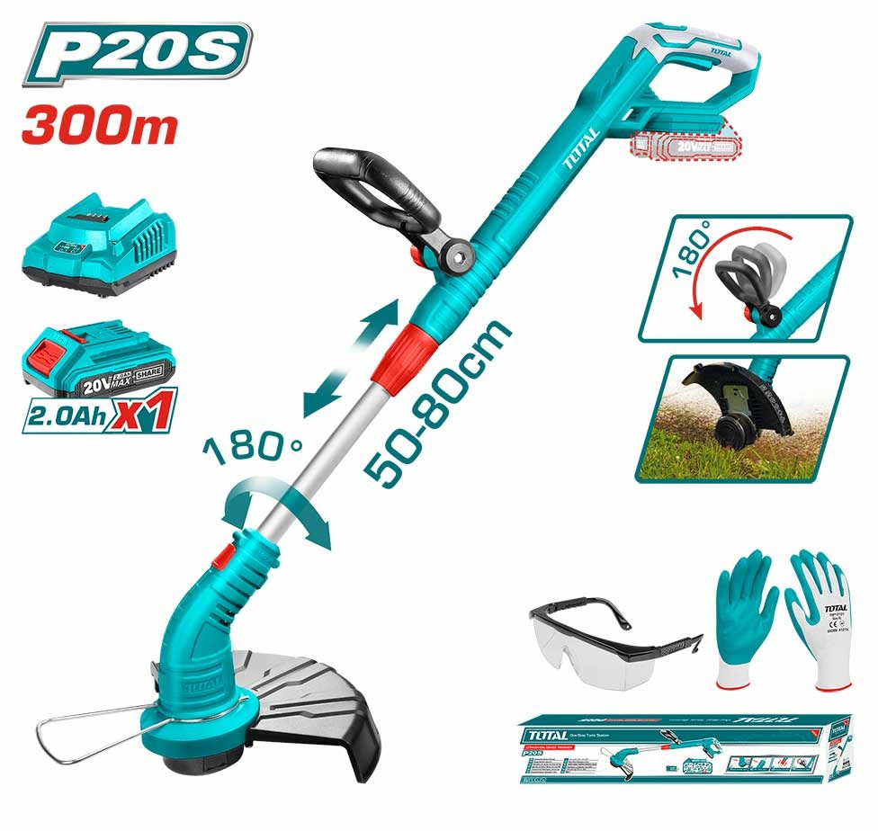Total 20V Li-ion Grass Trimmer TGTLI20301