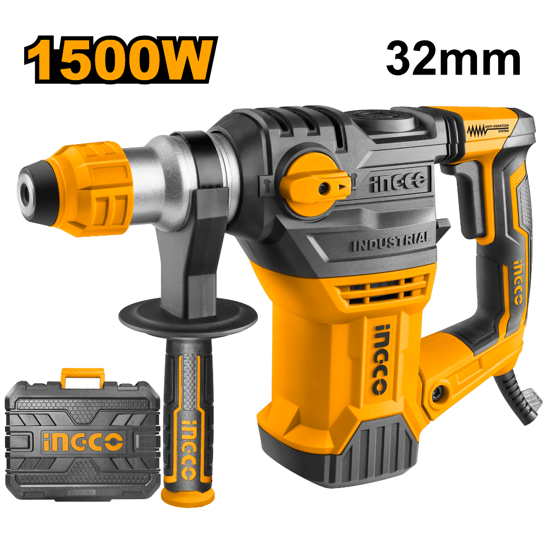 Ingco 1500W Rotary Hammer RH150028