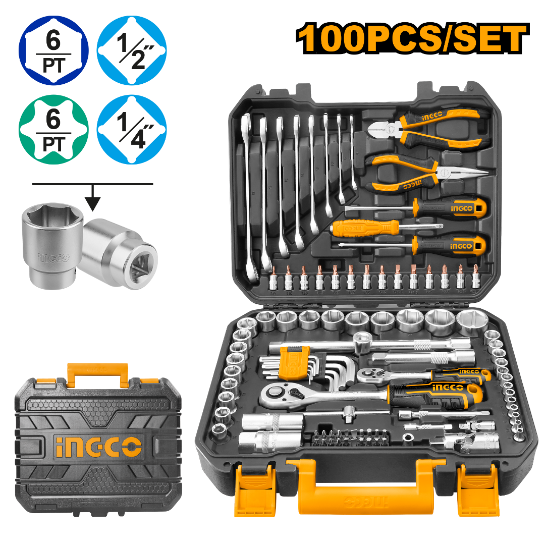Ingco 100Pcs Tools Set HKTHP21001