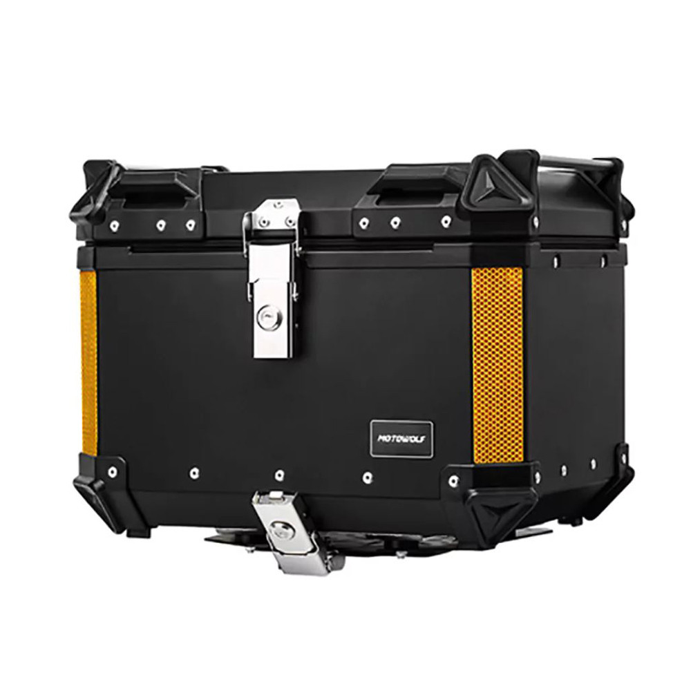 MOTOWOLF Motorcycle Tail Box Aluminum Top Case 45L