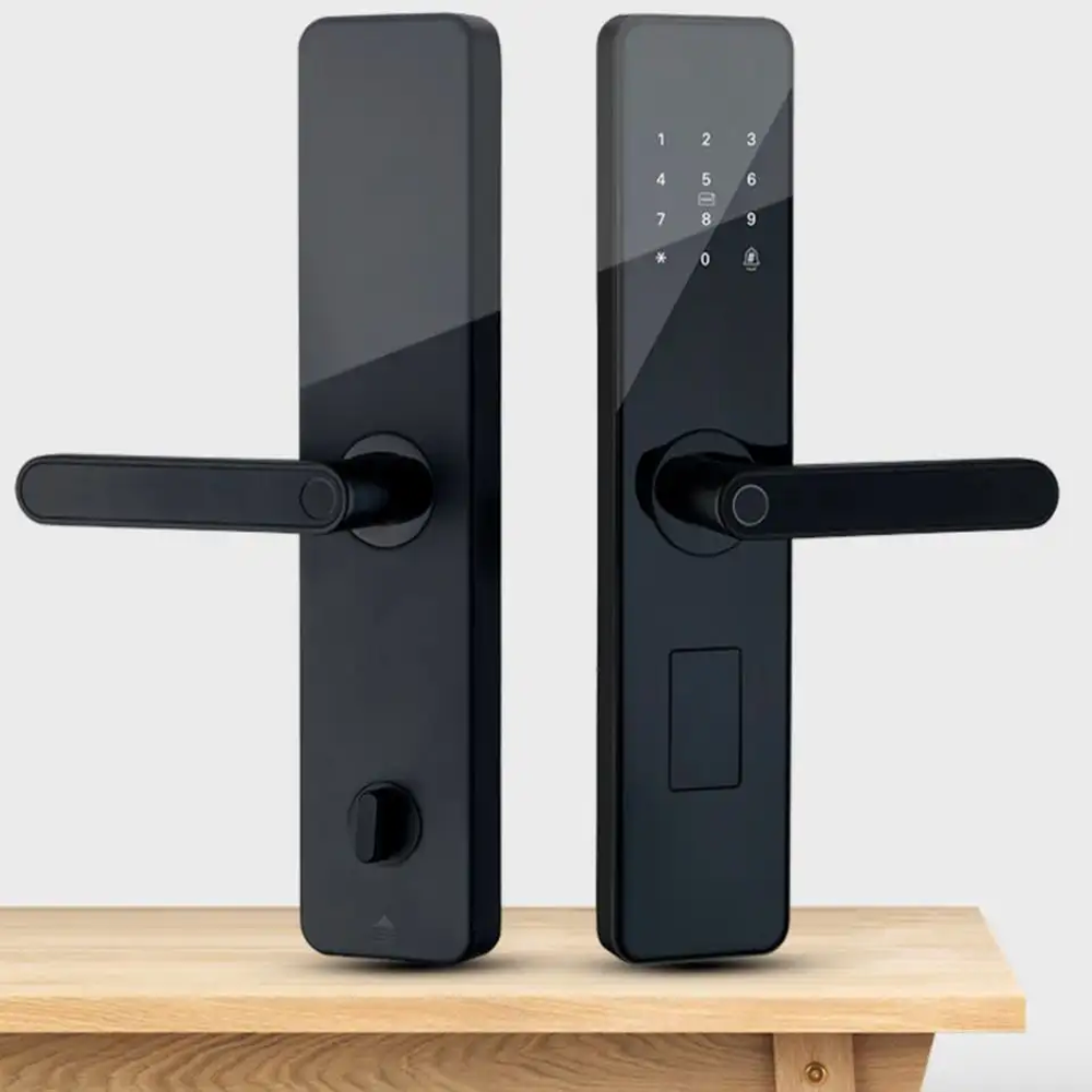 Deli Wooden Door Lock Sapphire F30B