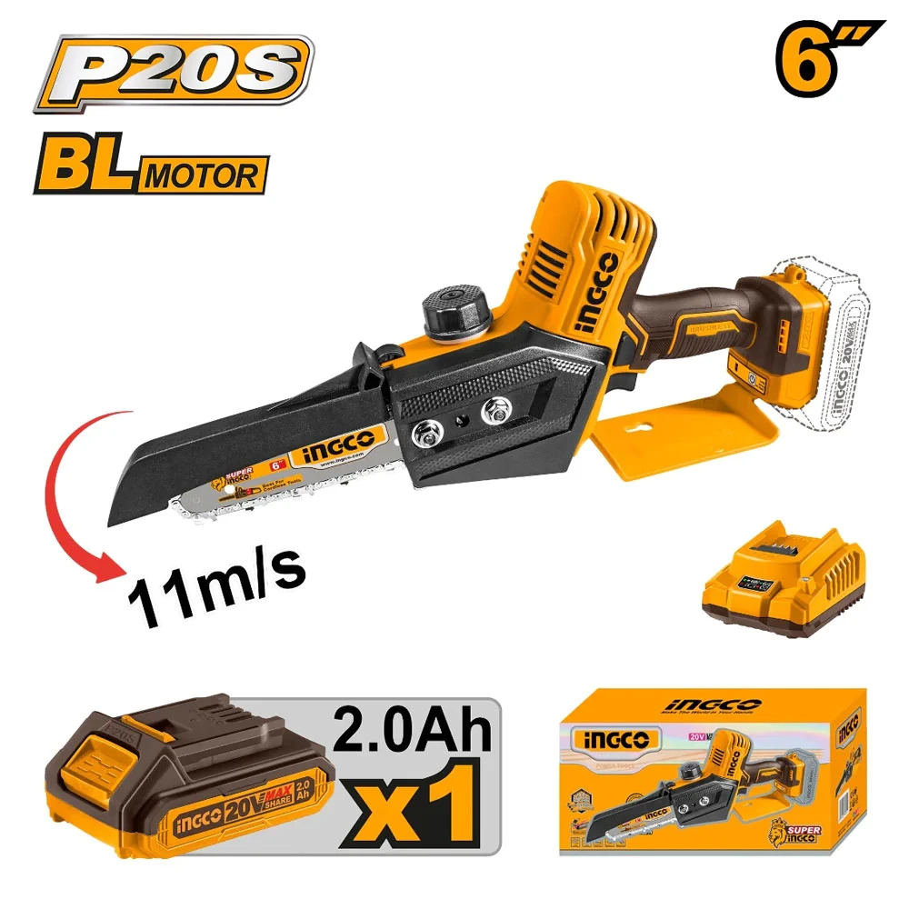 Ingco 6" 20V Li-Ion Pruner Saw CGSLI20685