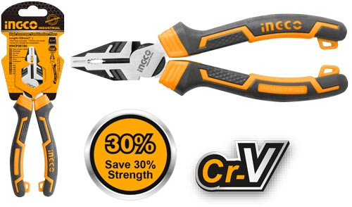 Ingco 8"/200mm High Leverage Combination Pliers HHCP28200