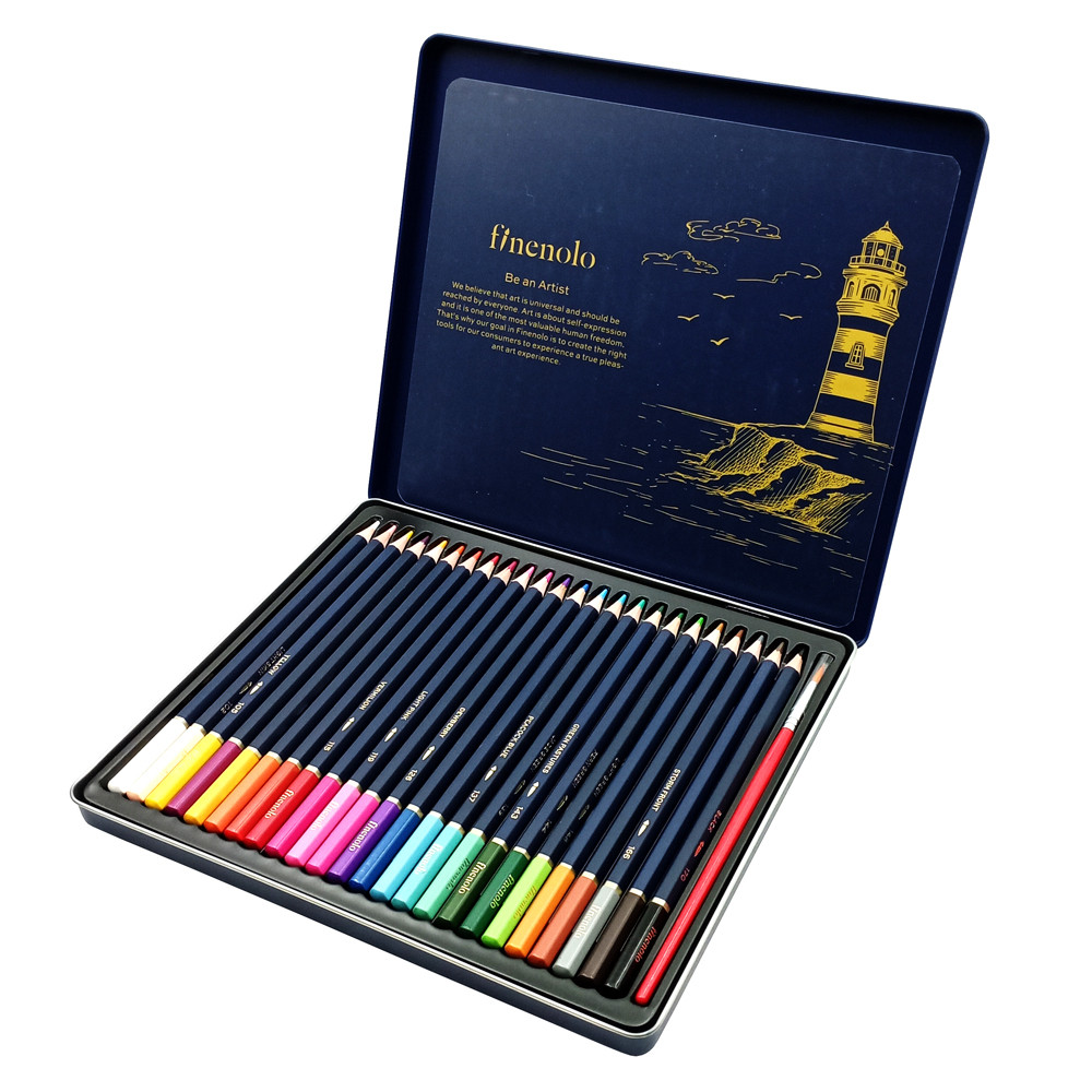 Deli 24 Colors Water-Based Color Pencil EC129-24