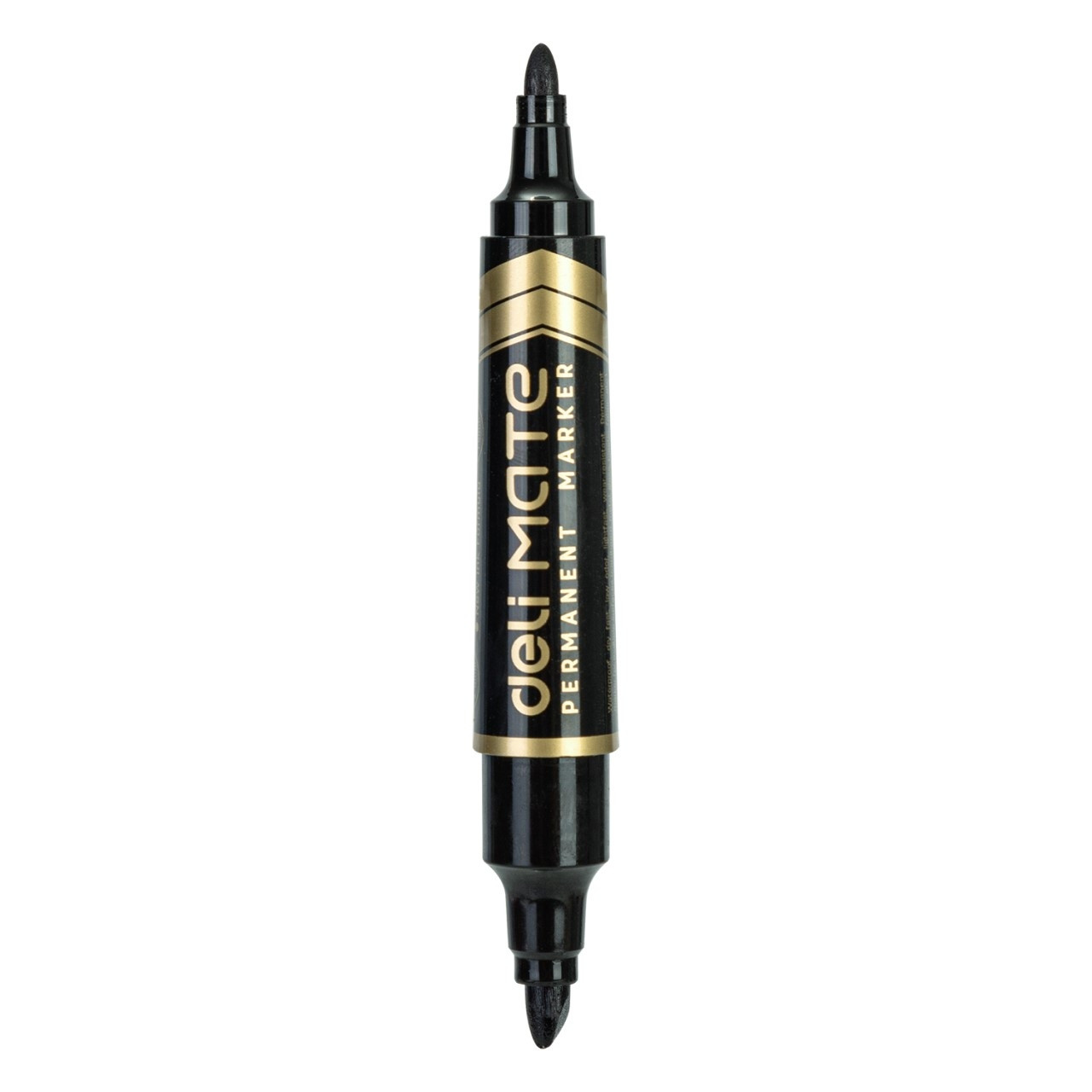 Deli 1.5mm 10Pcs Black Permanent Marker ES555