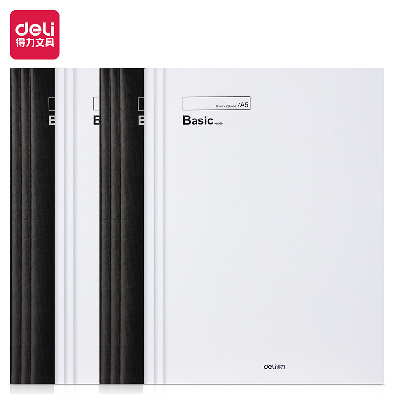 Deli A5 40 Sheet 70GSM 4 Color Sewing Notebook FA540-1