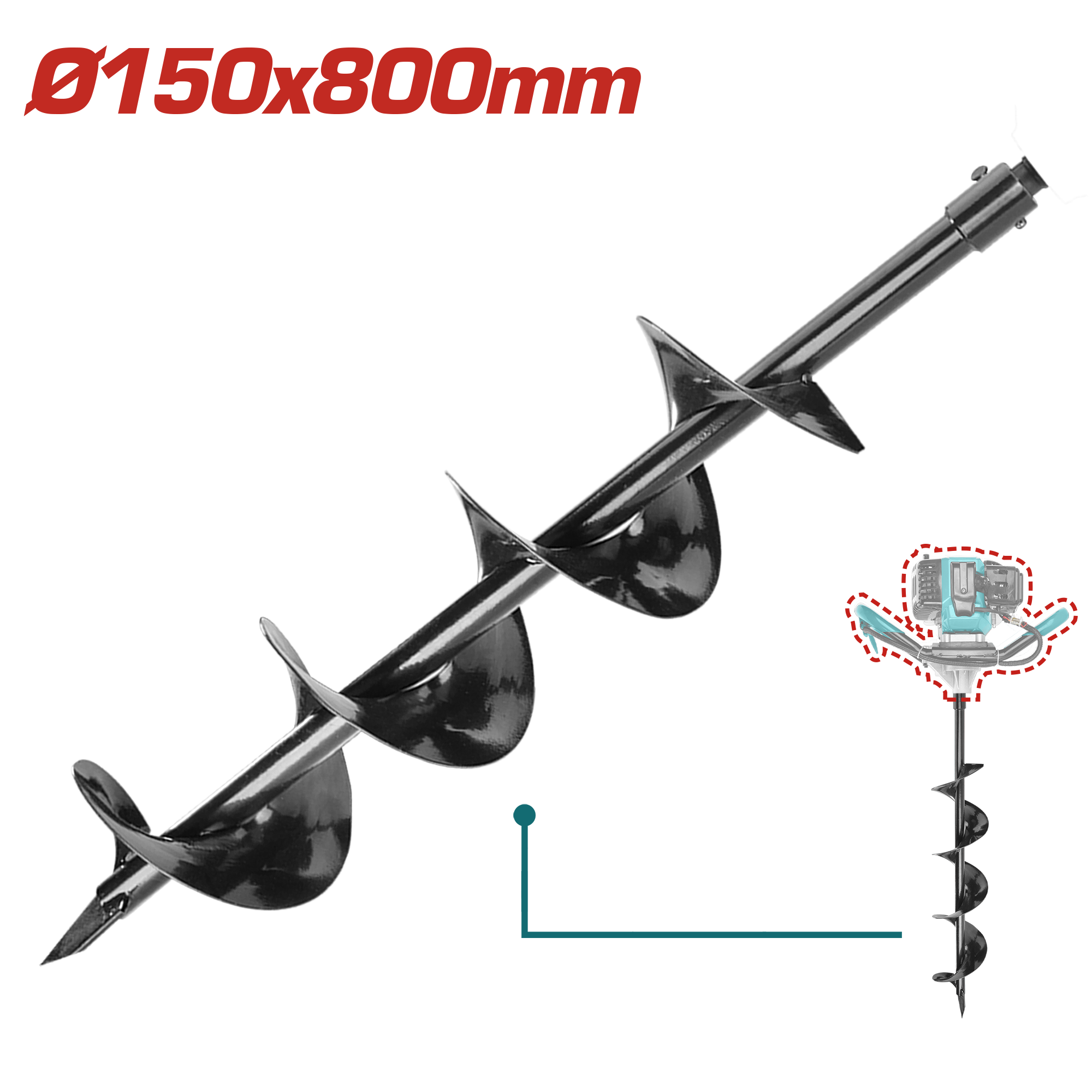 Total Earth Auger Bits TEA55221-2