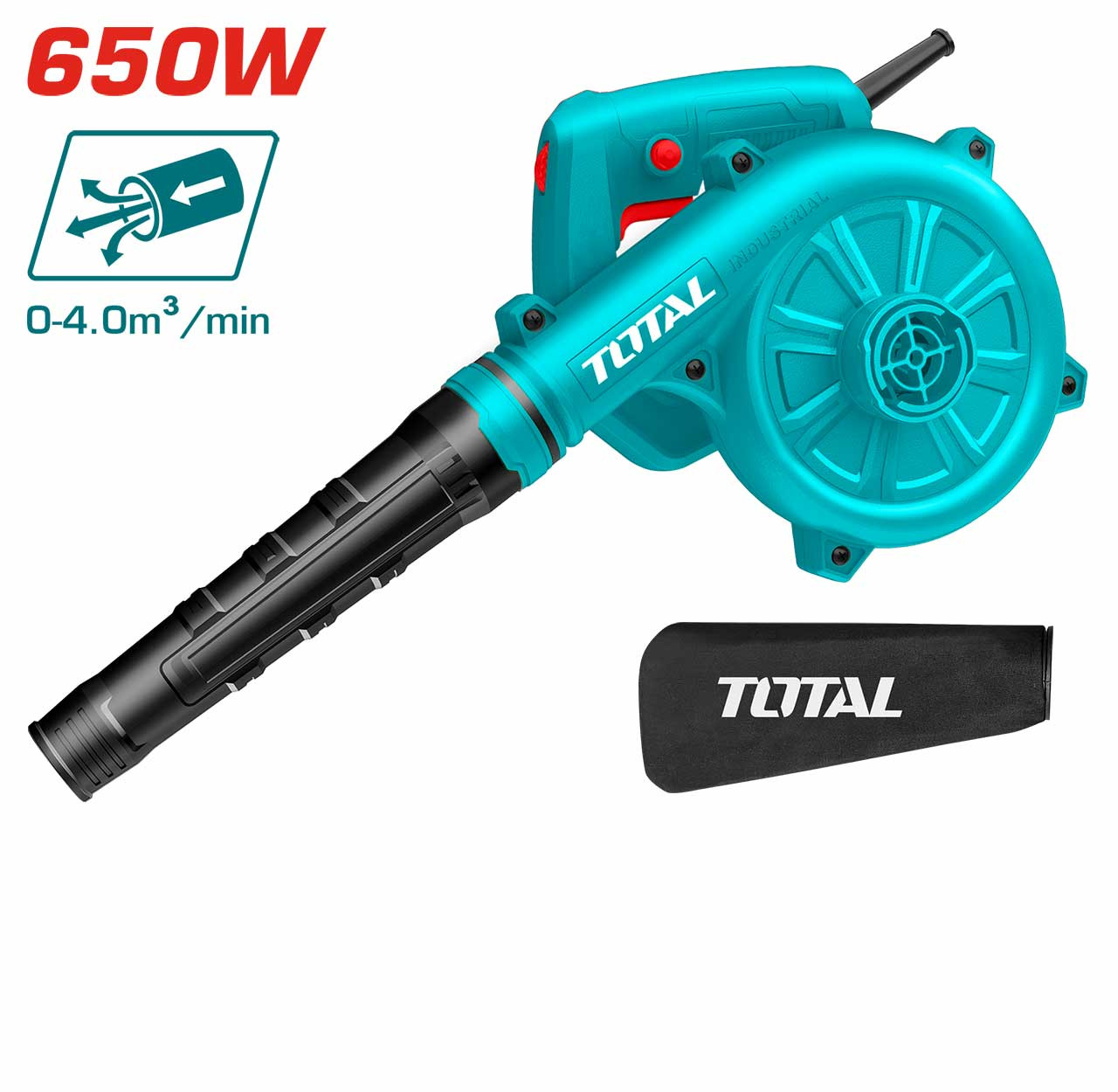 Total 650W Aspirator Blower TB6036
