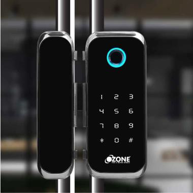 Ozone Glass Door Lock OZ-FGL-BL-G2G