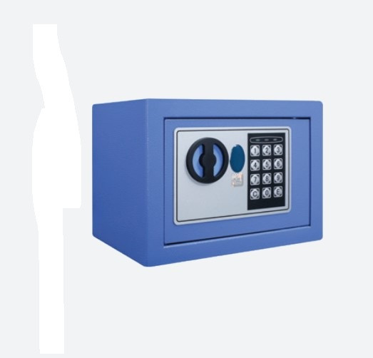 Ozone Home & Office Safe Deposit Box OES-17 EN BLUE