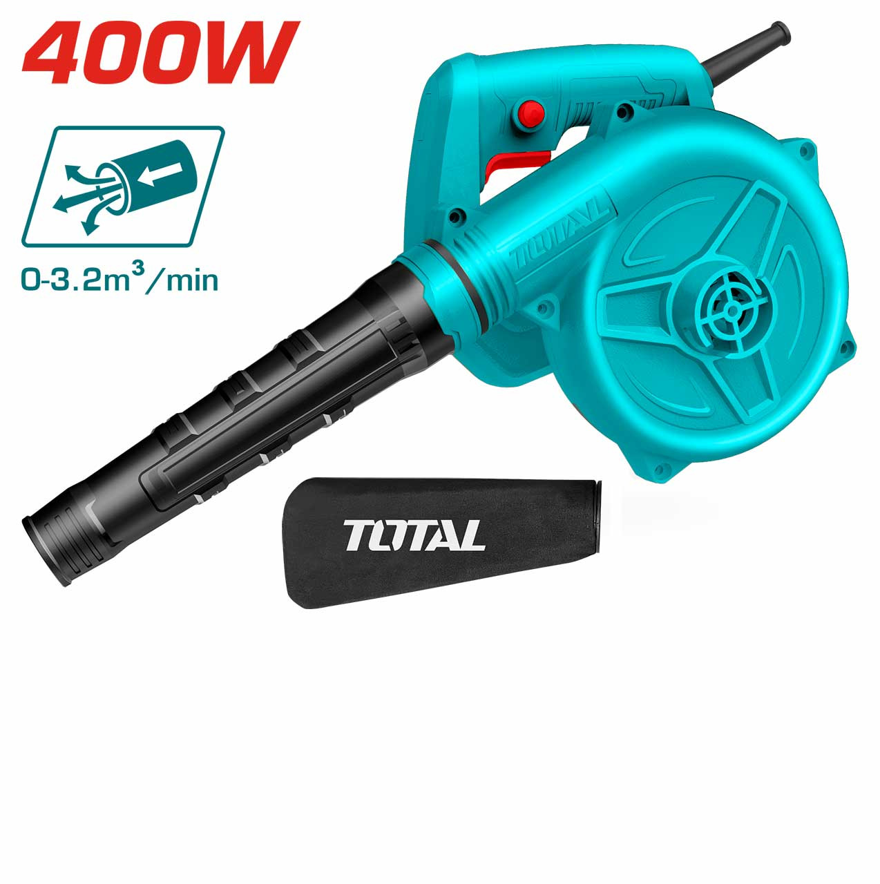 Total 400W Aspirator Blower TB4036