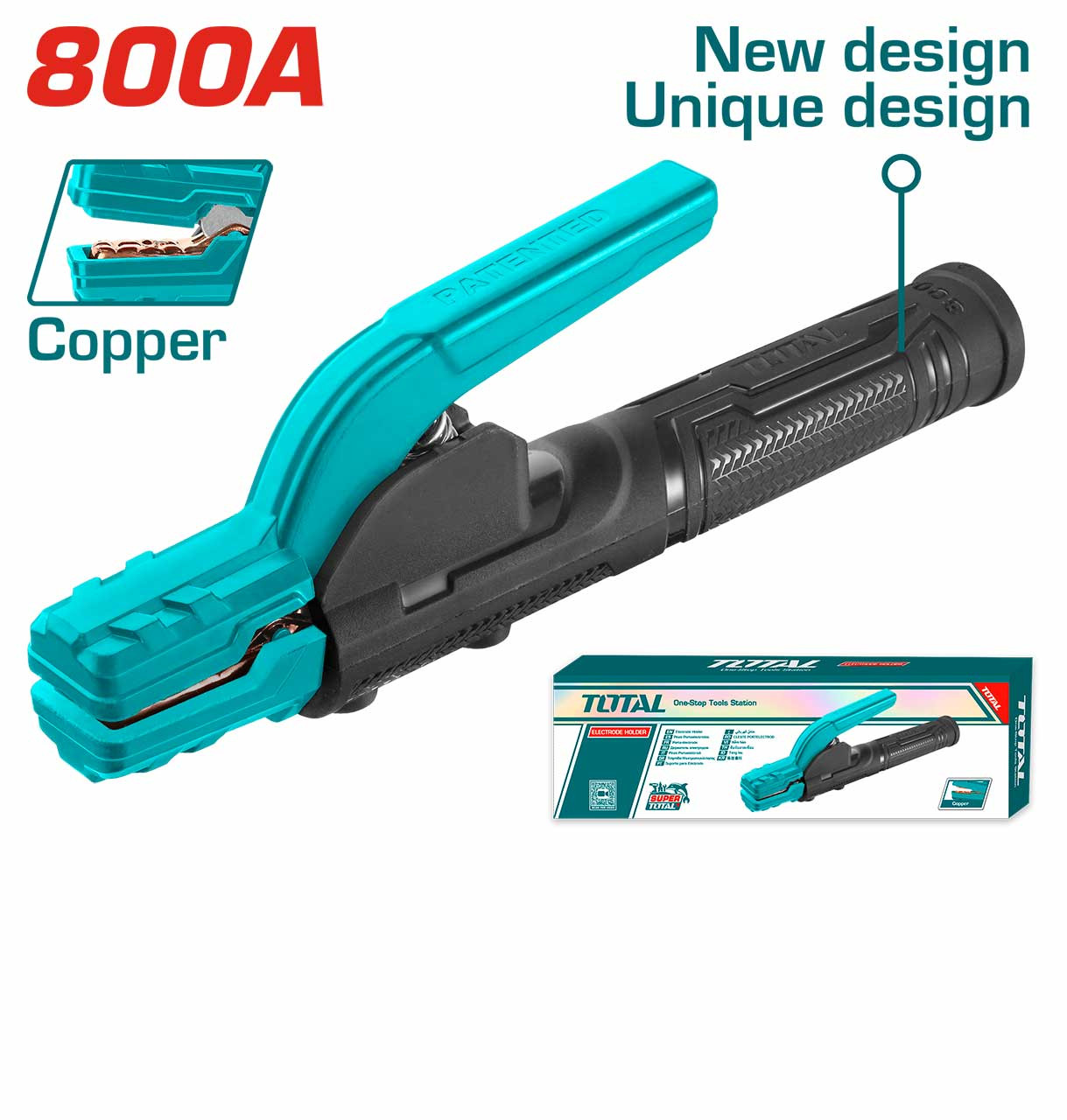 Total 800A Electrode Holder TWAH8006