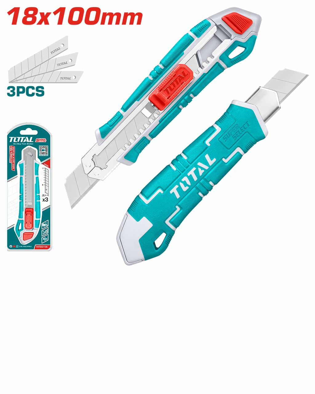 Total Snap-off Blade Knife THT522136