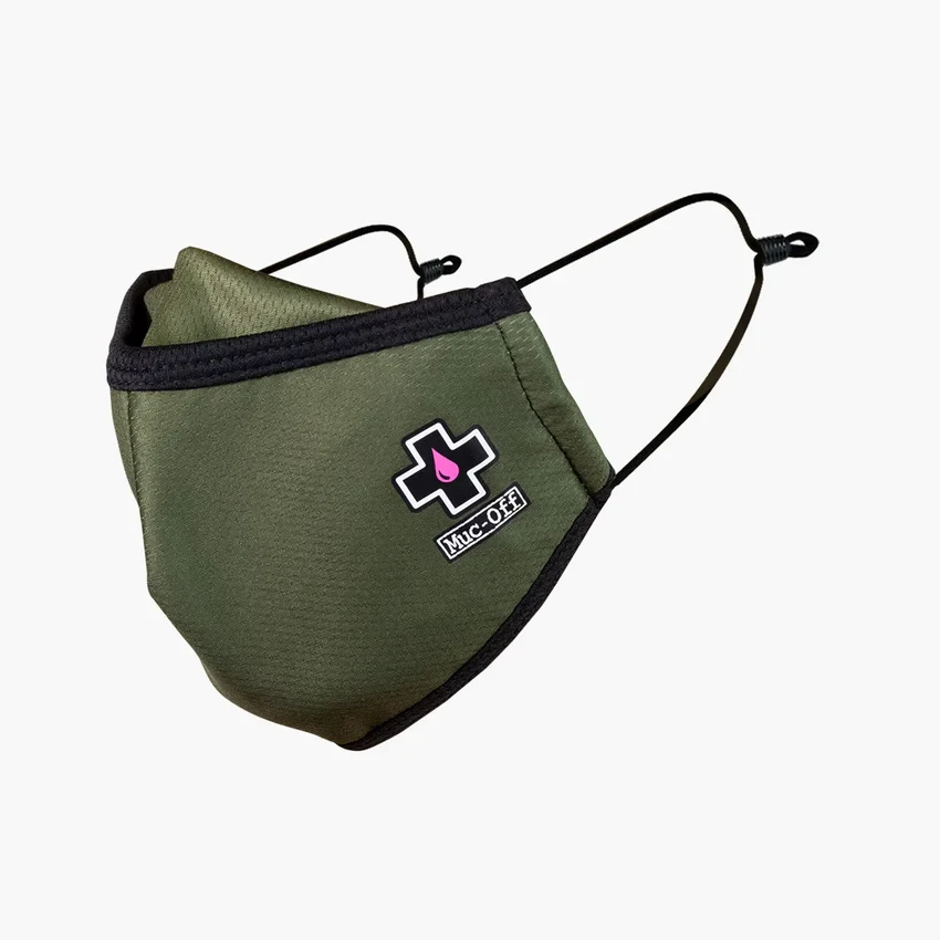 Muc-Off Reusable Face Mask- Green/Black