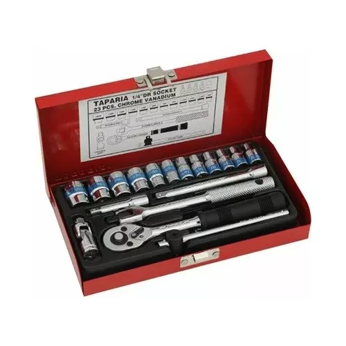 Taparia 1/4 inch Square Drive Socket Set SA23