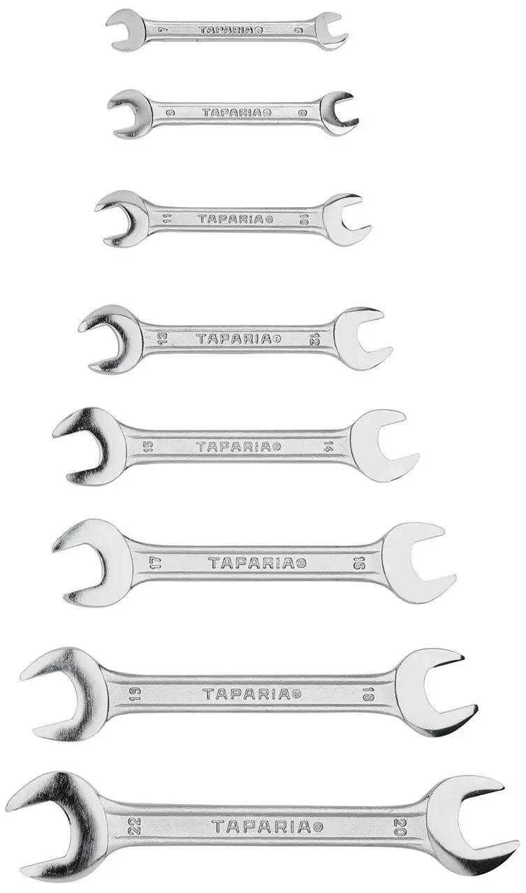 Taparia 8Pcs Double Ended Spanner Set DEP08