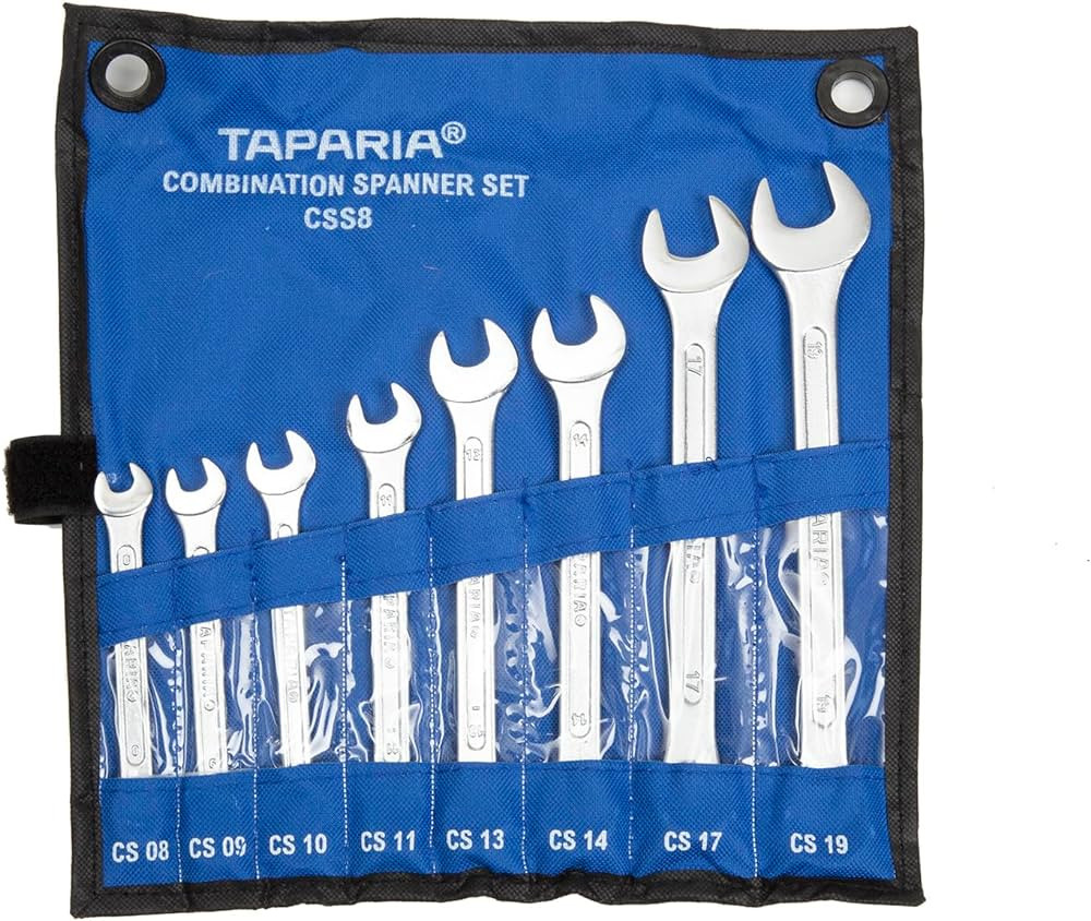 Taparia 8Pcs Combination Spanner Set CSS8