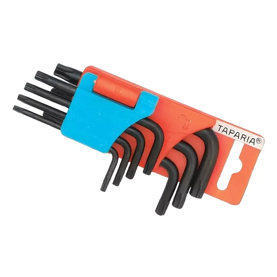 Taparia 7Pcs Chrome Vanadium Steel Torx Key Set KTH7S