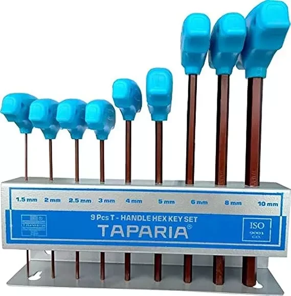 Taparia T-Handle Allen Keys Set TAKM 9