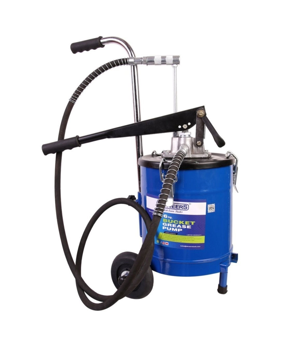 Taparia 10Kg Bucket Grease Pump with Trolley BGPT 10
