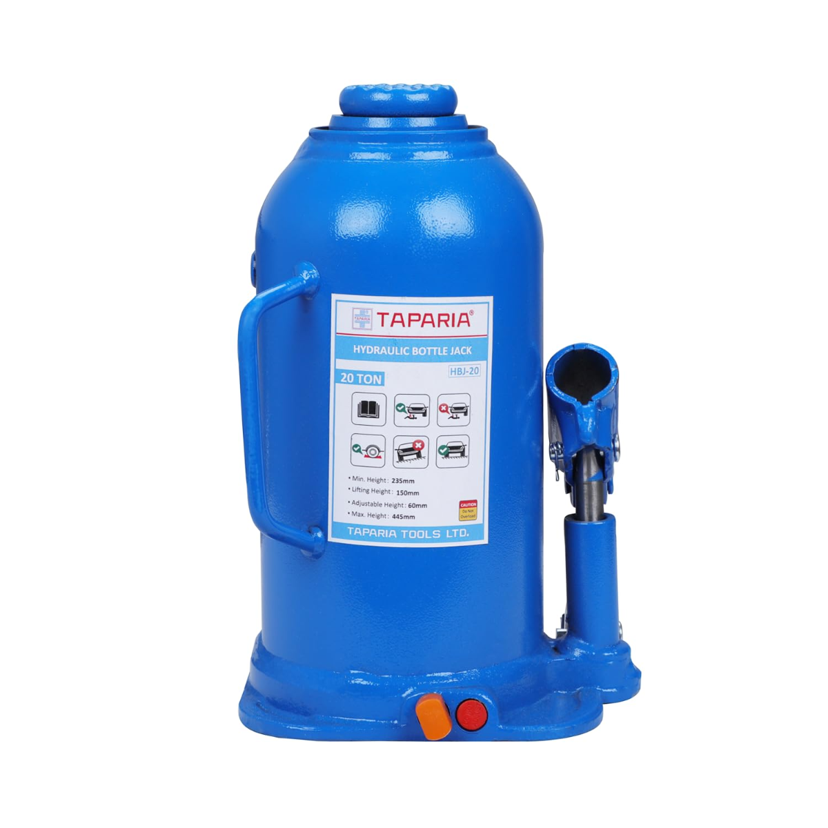 Taparia 20Ton Capacity Hydraulic Bottle Jack HBJ 20