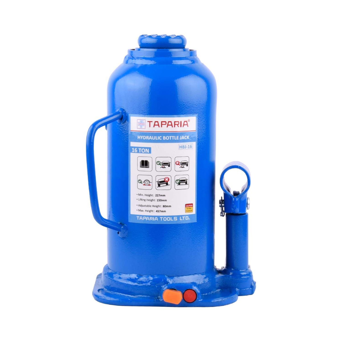 Taparia 16Ton Capacity Hydraulic Bottle Jack HBJ 16