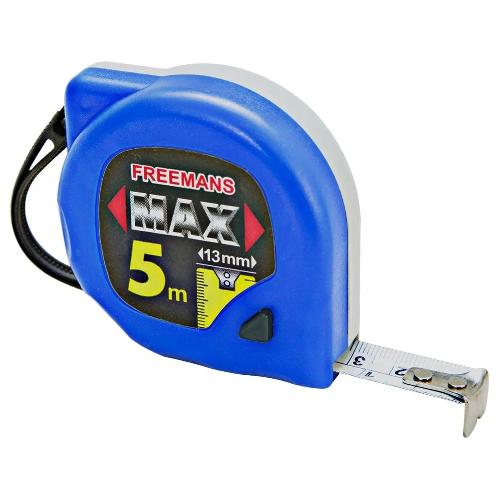 FREEMANS 5mtr X 13mm Measuing Tape Max with Clip Max