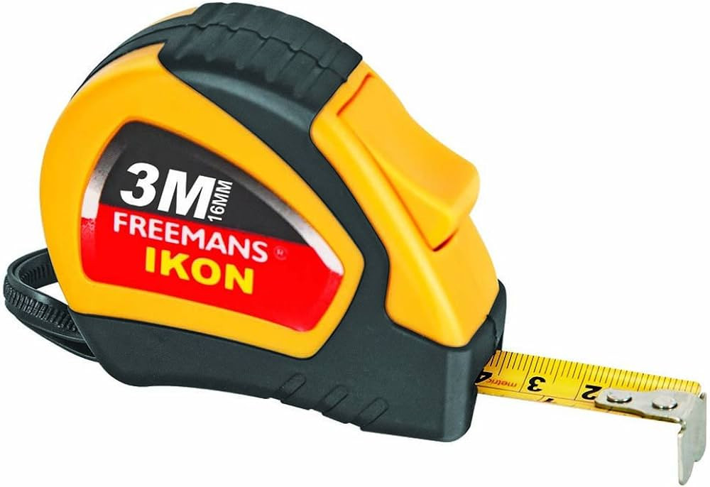 FREEMANS 3m X 16mm Ikon Steel Measuring Tape