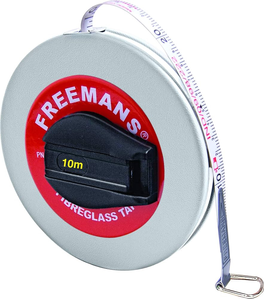 FREEMANS 10mtr Fiber Glass Tape