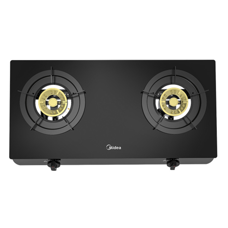 Midea 2Burner Tempered Glass Gas Stove T211G