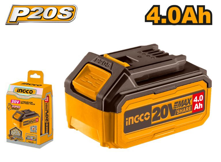 Ingco 20V 4.0Ah Lithium-Ion Battery Pack FBLI20021