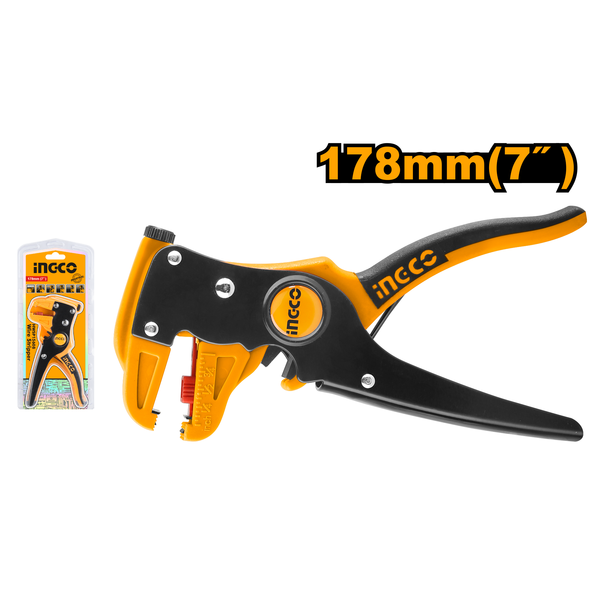 Ingco 175*85mm Wire Stripper HWSP15608
