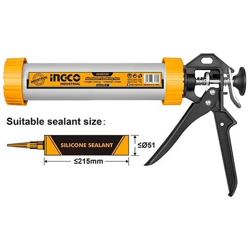 Ingco Aluminum Caulking Gun HCG0109