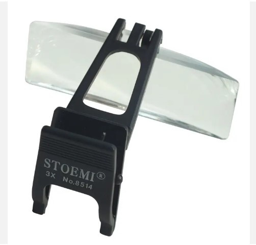 STOEMI 3X Clip-on Glasses Type Magnifier 8514