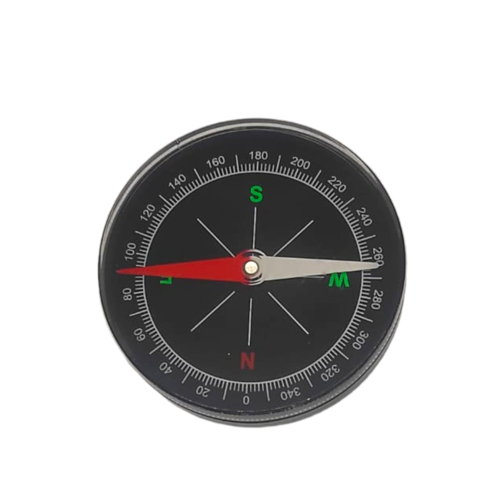 Magnetic Round Big Compass- Black