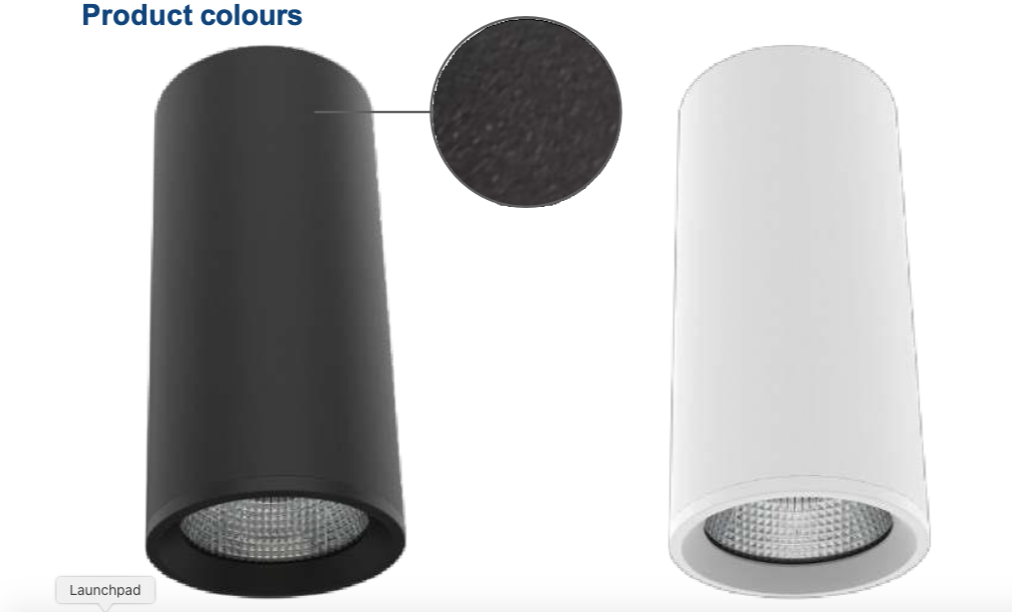 Philips ArchSpace 15000lm 6500K Downlight, SP320P LED15S-6500 PSU DIA100 BK