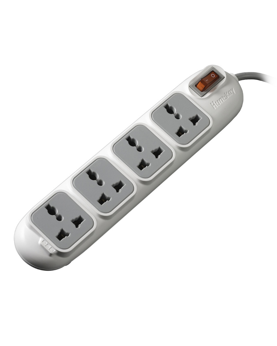 Huntkey 4 Universal Socket Power Strip Multi-Plug PZD401-2