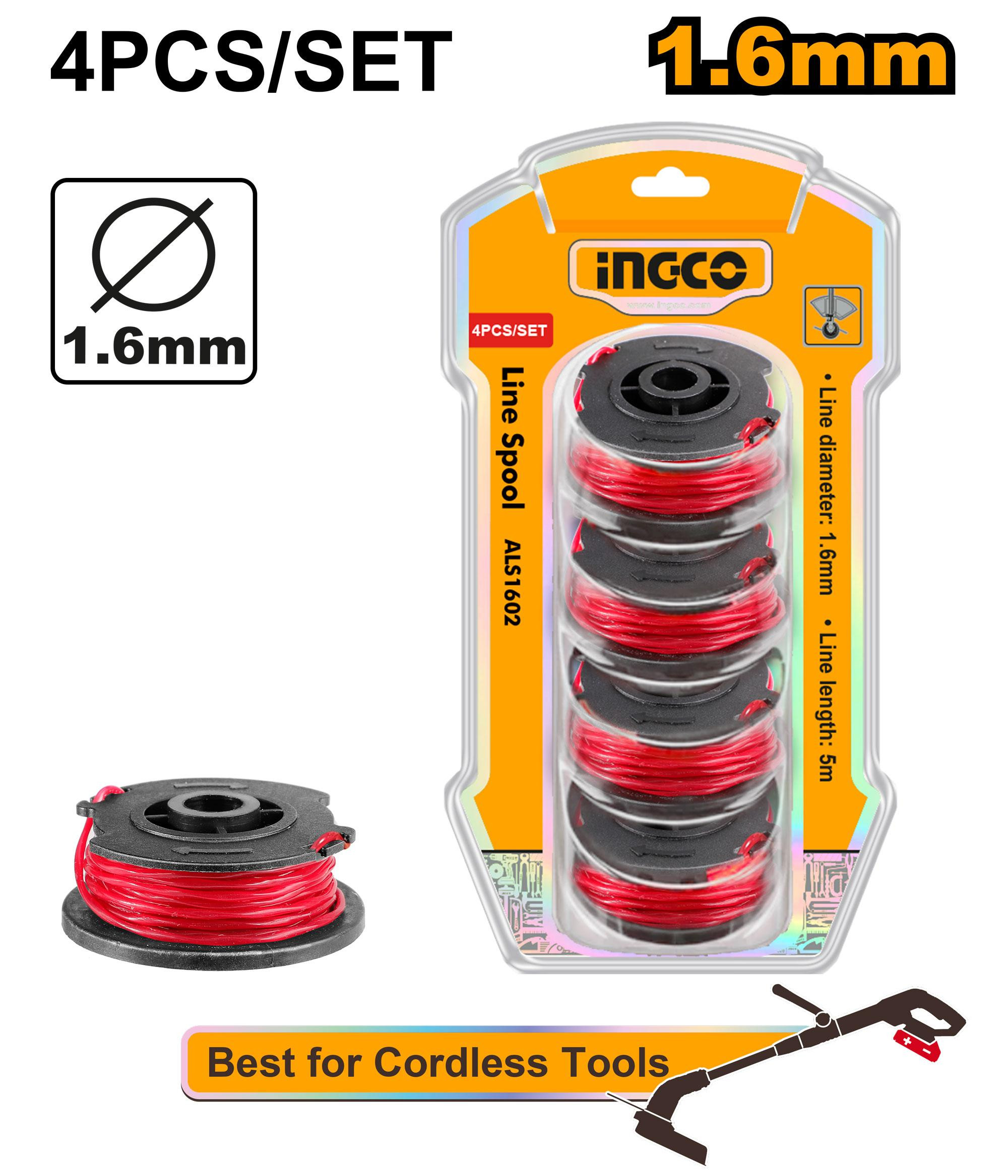 Ingco 4Pcs 5m Line Spool ALS1602