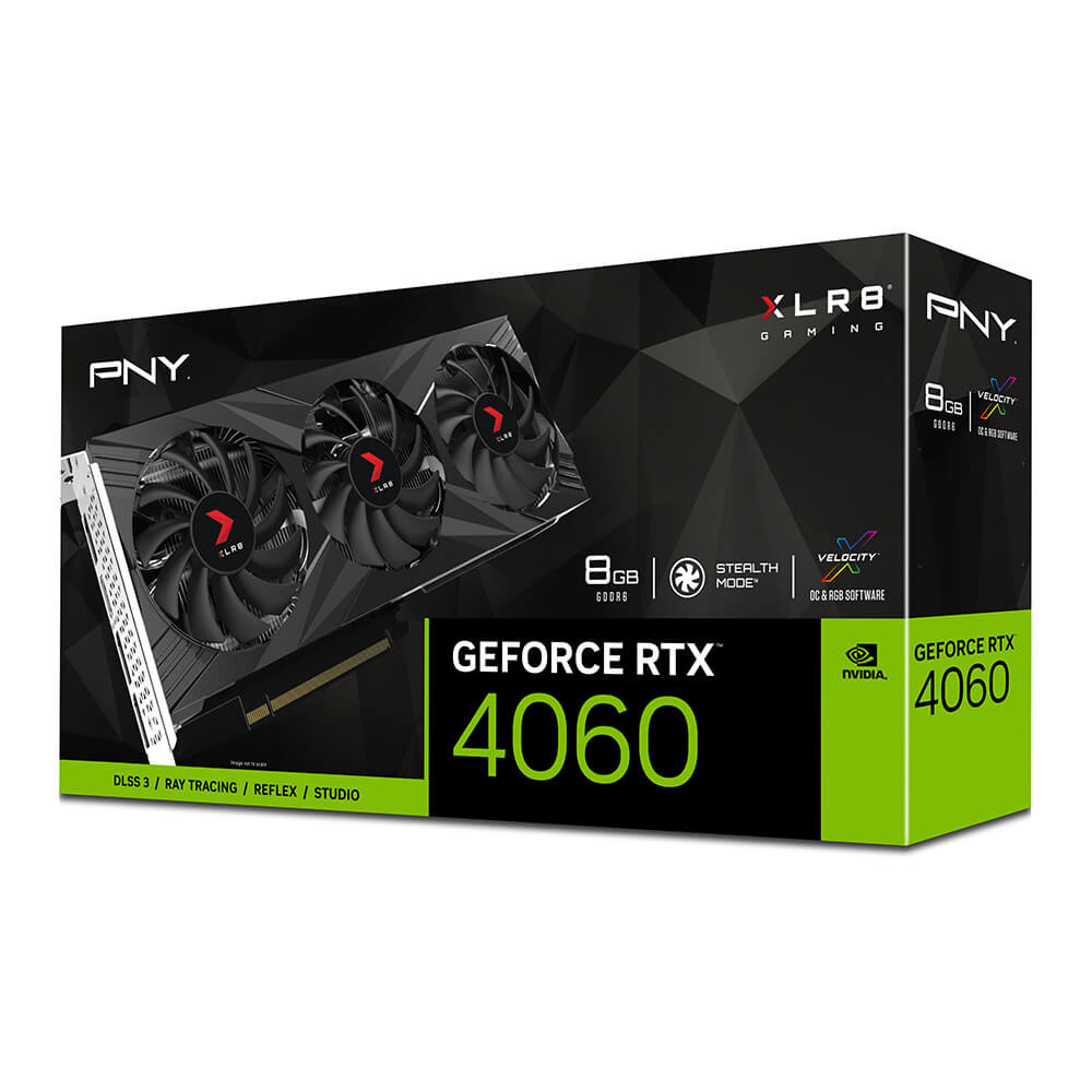 PNY GeForce RTX 4060 8GB XLR8 Gaming VERTO EPIC-X RGB Triple Fan
