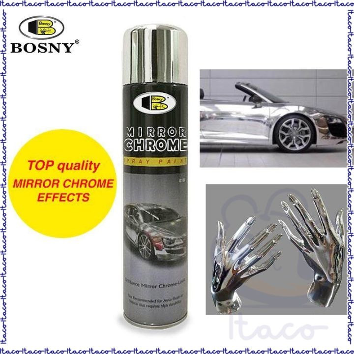 Bosny 270CC Mirror Chrome Spray Paint