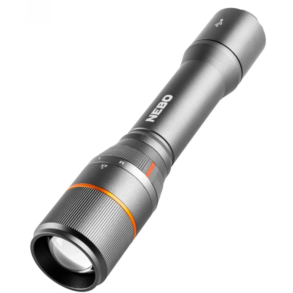 NEBO Davinci 2000 Lumens LED Rechargeable Flashlight NEB-FLT-0020-G